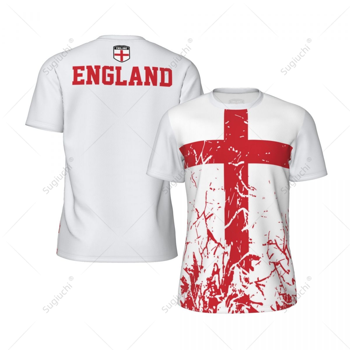 Badminton England - 독점 디자인 영국 국기 그레인 3D