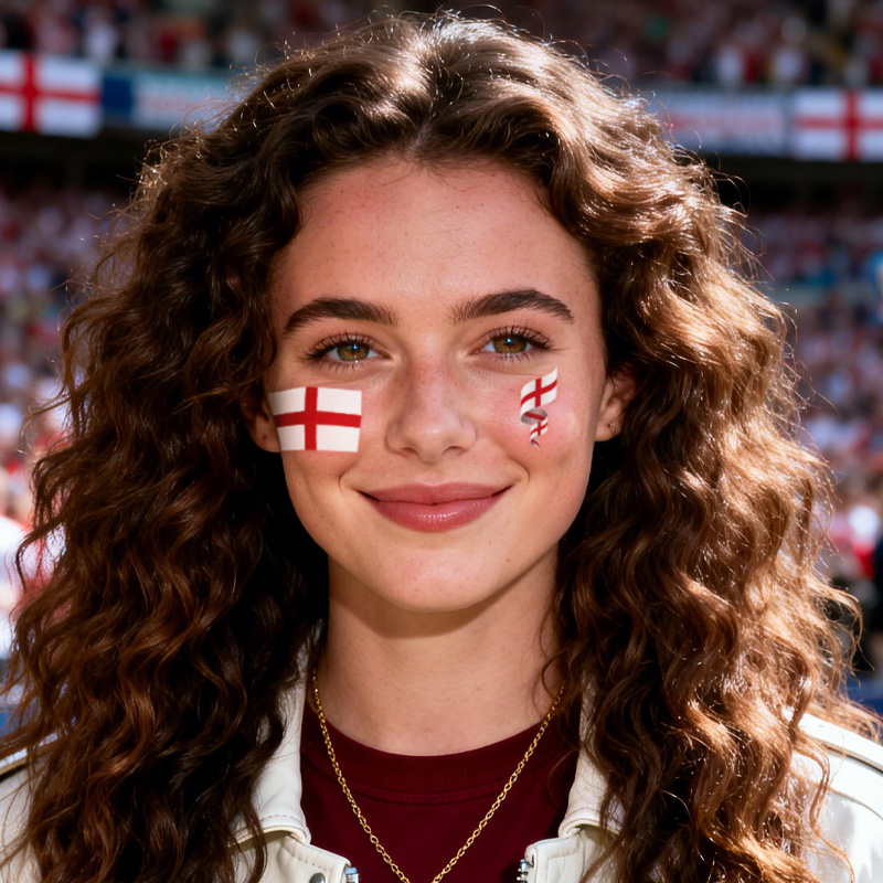잉글랜드 국기 임시 문신 스티커, 오래 지속되고 방수  - Badminton England 리뷰 및 가격