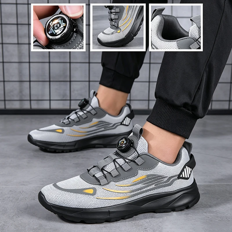 통기성 메쉬 남성 신발 트렌디한 경량 워킹 플랫 플러스 - Badminton Shoes 리뷰 및 가격