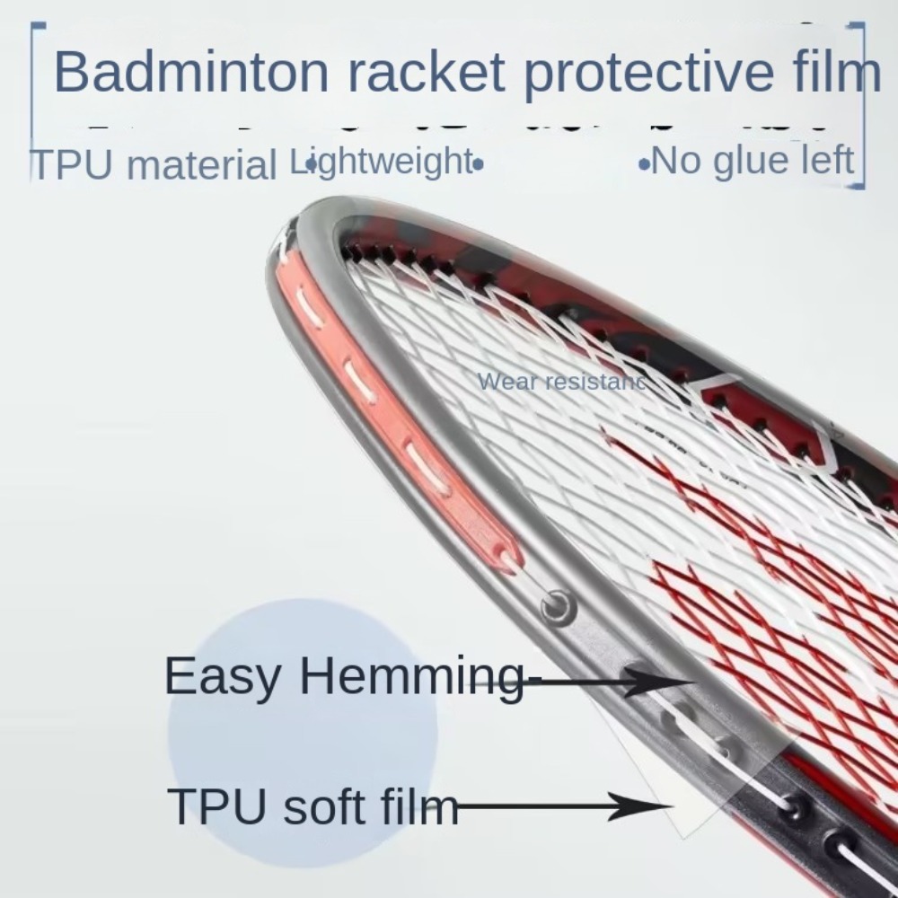 보이지 않는 배드민턴 라켓 헤드 에지 보호대 테이프,  - Badminton Yonex String 리뷰 및 가격