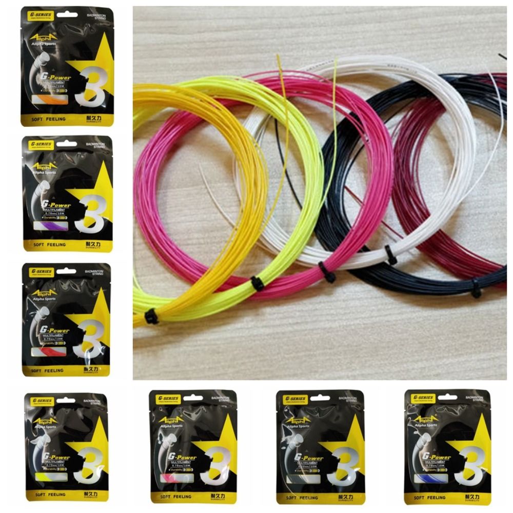 아마추어 훈련용 배드민턴 라켓 라인, 고탄성 및 내구성 - Badminton Yonex String 리뷰 및 가격