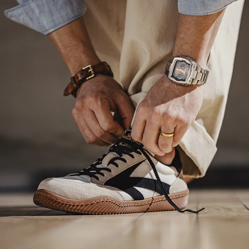 Maden Retro Patchwork 독일 트레이너  - Badminton Shoes 리뷰 및 가격