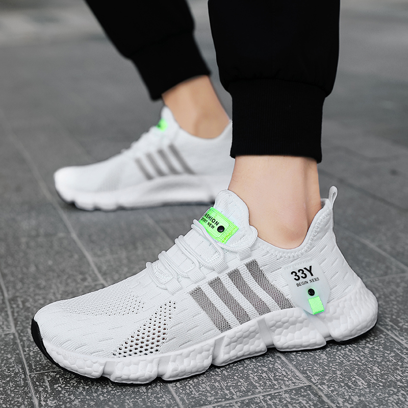 통기성 메쉬 남성 신발, 트렌디 경량 워킹 플랫 플러스 - Badminton Shoes 리뷰 및 가격
